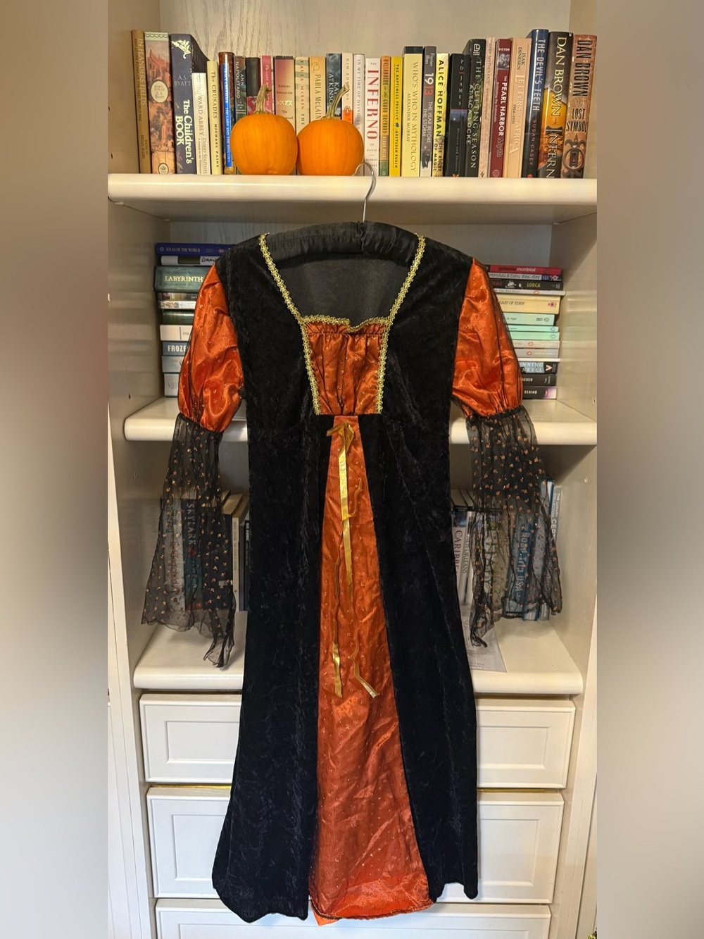 Teen/Women Medieval Princess or Glittery Witch Costume Dress, size XS/S